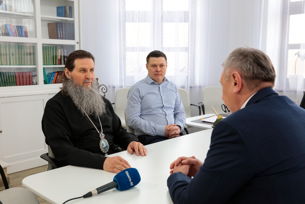 Встреча митрополита Даниила с Сергеем Муратовым