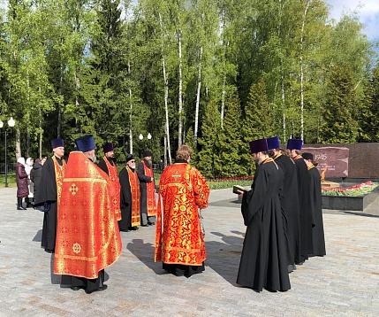 В городе Обнинске Калужской области почтили память погибших во время Великой Отечественной войны