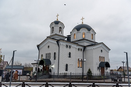 В Белгородской приграничье освятили уникальный храм