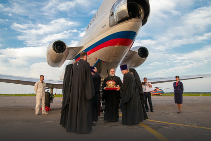 Мощи святого великомученика Георгия Победоносца доставлены в Амурскую область