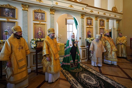 Патриаршая проповедь в День Крещения Руси после Литургии в Александро-Невской лавре