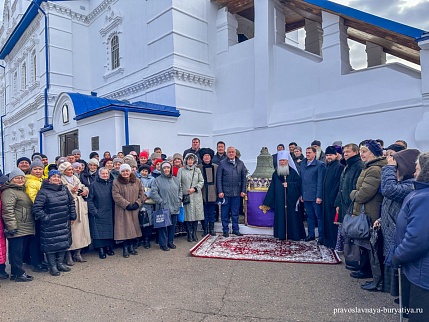 Старинный колокол, найденный в историческом центре города Улан-Удэ, передан Улан-Удэнской и Бурятской епархии 