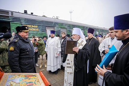 Митрополит Кирилл принял участие в акции Министерства обороны «Сила в правде»