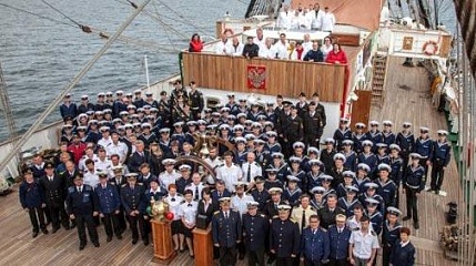 На паруснике «Седов» торжественно отметили 1150-летие российской государственности