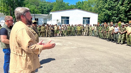 Мощи святого великомученика Георгия Победоносца доставлены в полевые военные госпитали Белгородской области