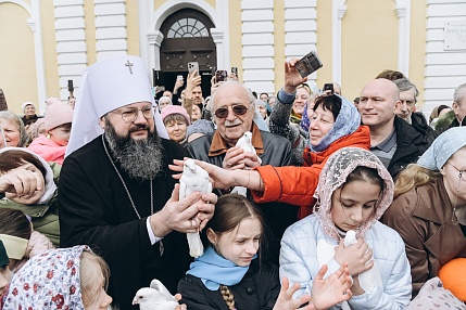 Божественная литургия в праздник Благовещения Пресвятой Богородицы