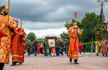 В Иркутск прибыл ковчег с частицей мощей Георгия Победоносца