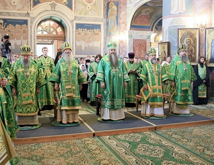 В Дивеевском монастыре прошли торжества по случаю дня памяти преподобного Серафима Саровского