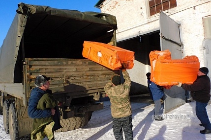 Жители Тамбовской области отправили партию гуманитарного груза в зону СВО