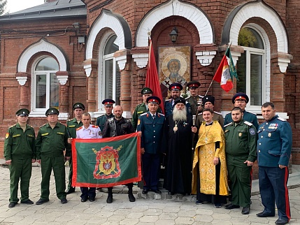 В Барнауле казаки приведены к присяге