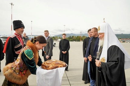 Святейший Патриарх Кирилл прибыл в Петропавловск-Камчатский