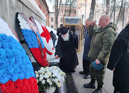 Митрополит Новгородский Лев совершил молебен по случаю празднования 80-летия освобождения Новгорода от немецко-фашистских захватчиков